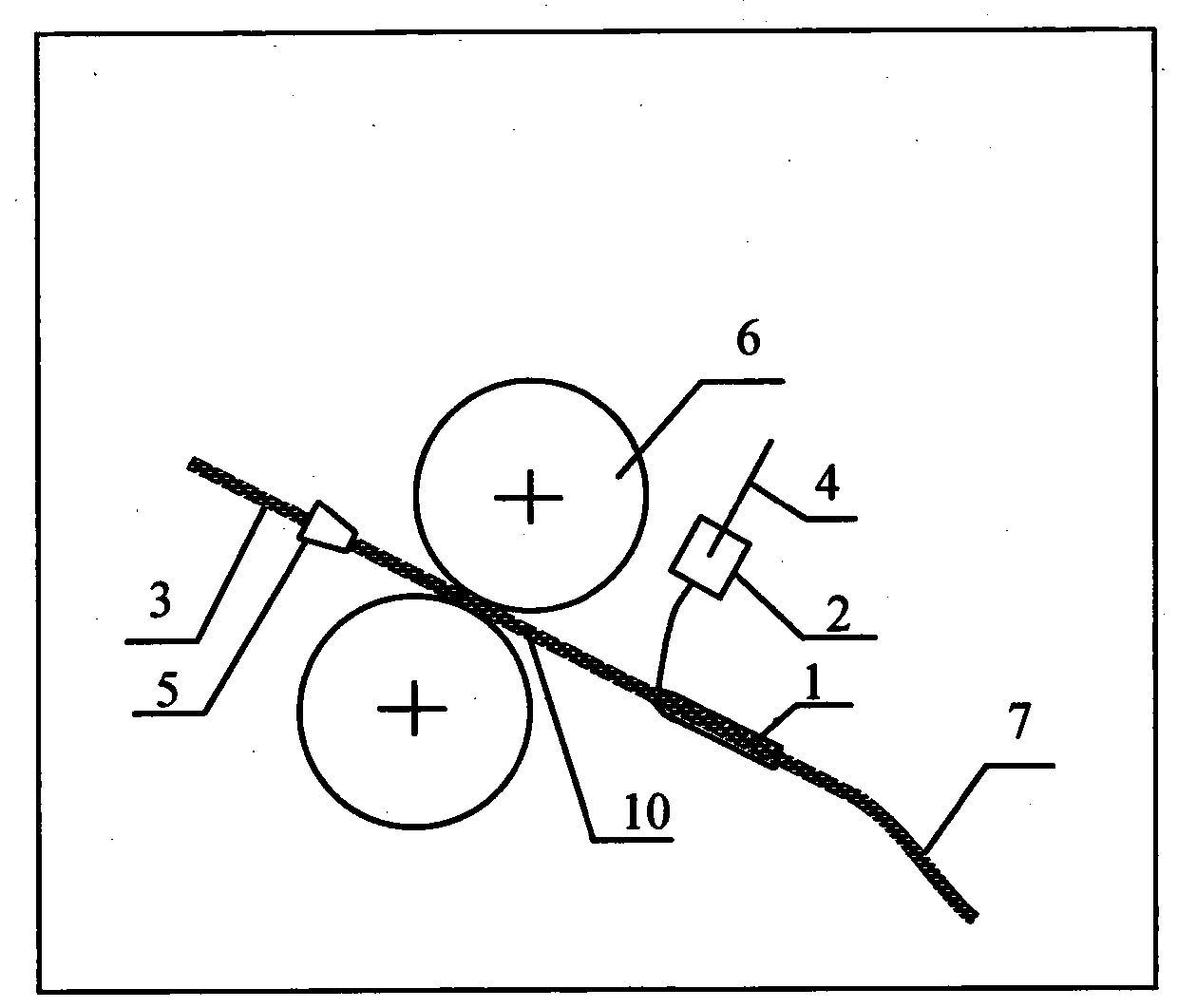 Negative Poisson's ratio yarn composite spinning device, method and application of pre-wrapped tube