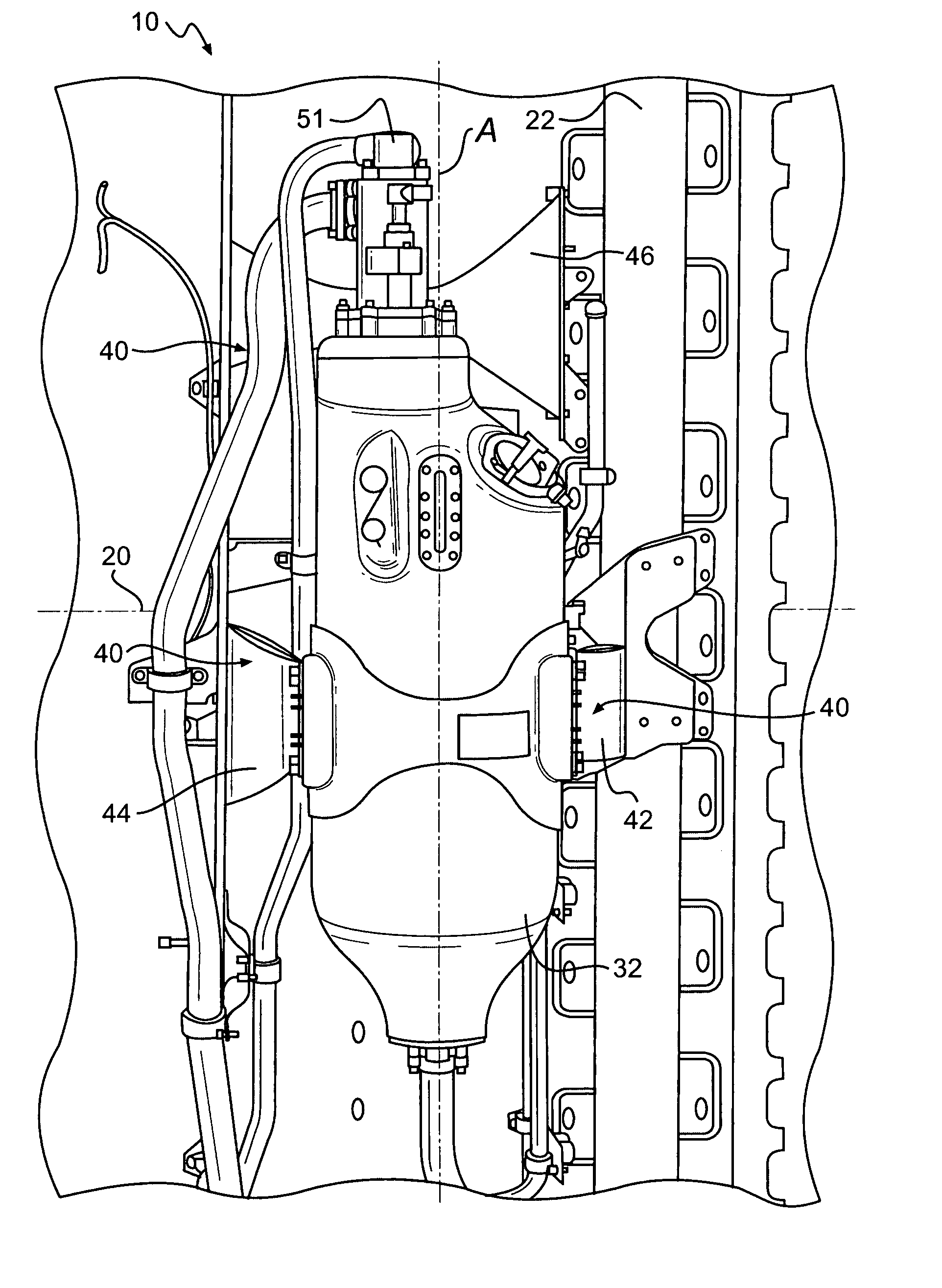 Gas turbine engine auxiliary component mount