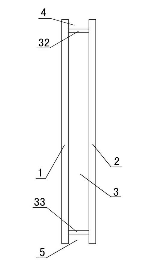 Two-storey modular villa building and construction method thereof