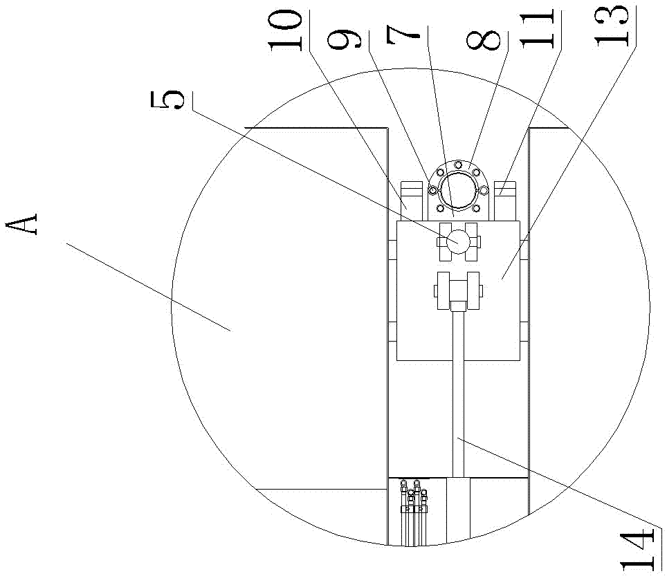 Positioning device for dredger