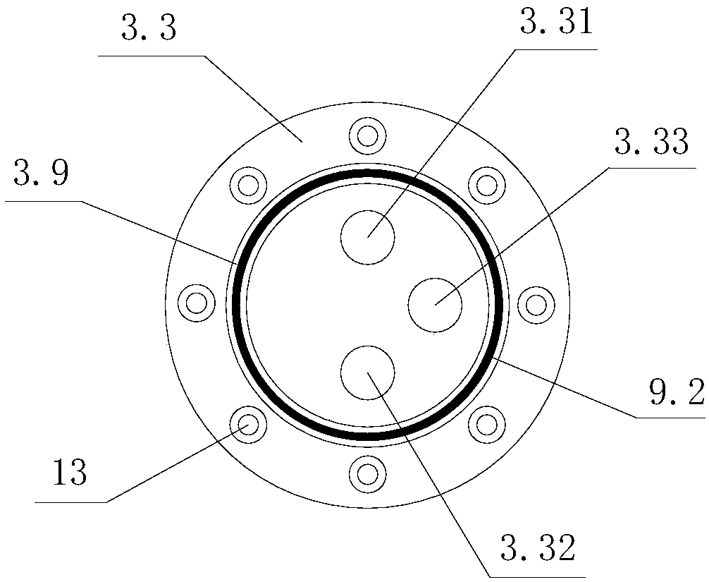 Gas sampling analysis system and sampling analysis method using same