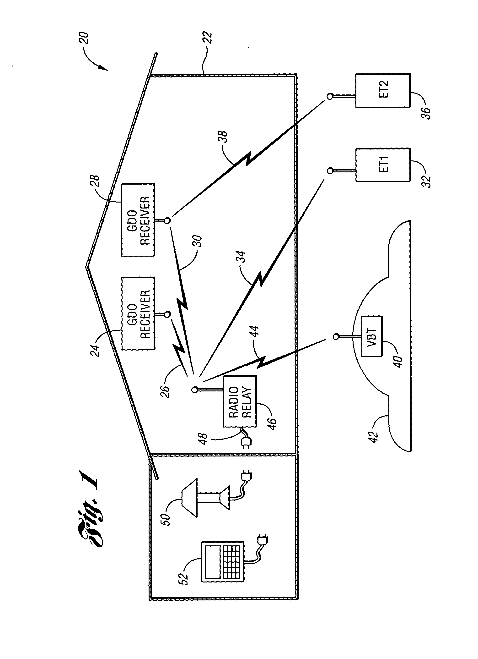 Radio relay appliance activation