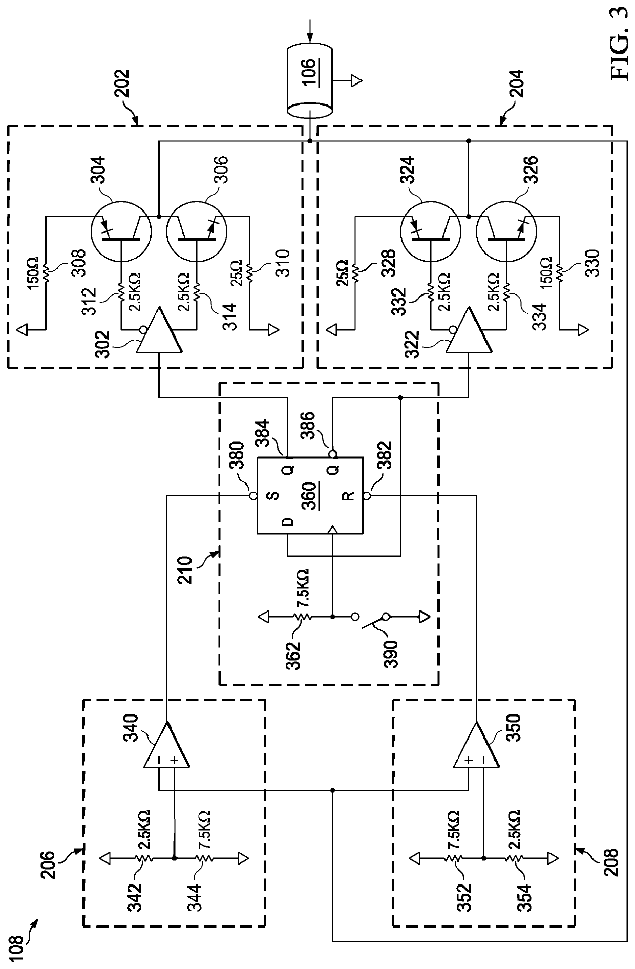 Self-calibrating transmission line resonator oscillating driver apparatus