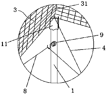 Self-adaptive anti-hail net