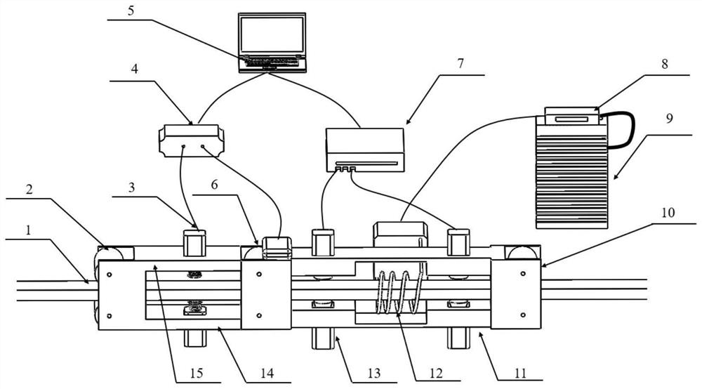 Elevator steel belt damage dynamic quantitative evaluation device and method