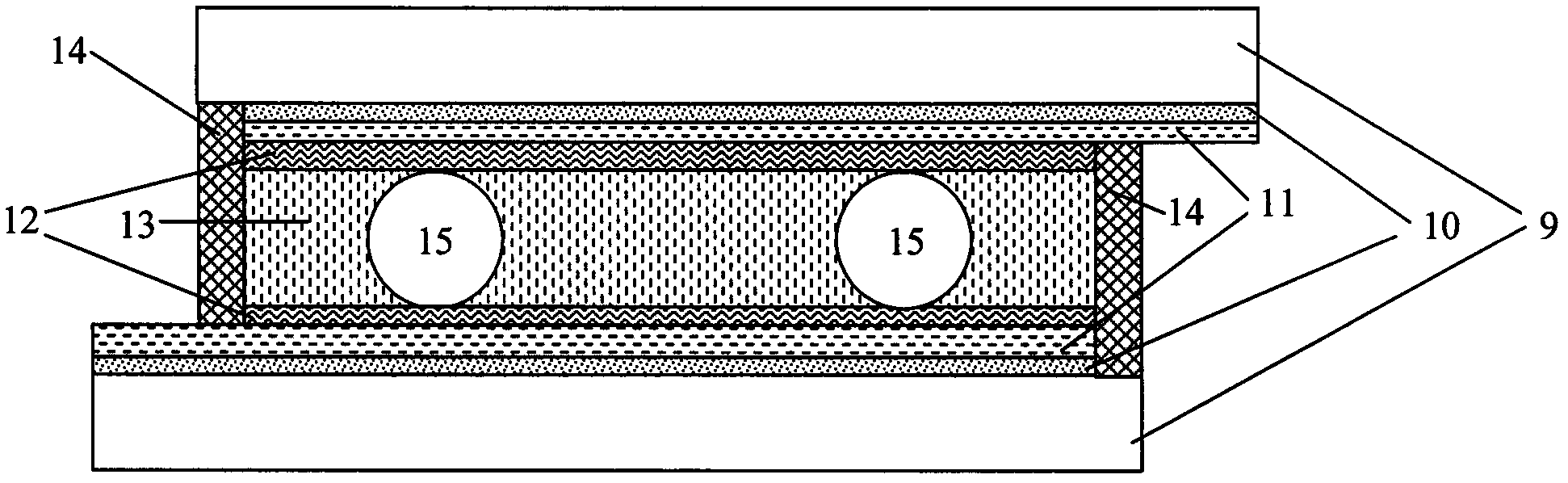 Stereo projection system with single projector and dual liquid crystal light valves, projector and driving method