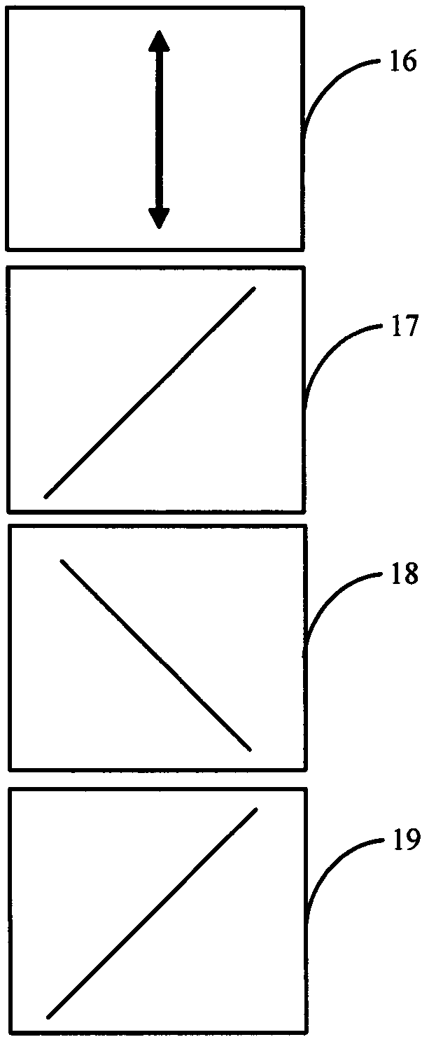 Stereo projection system with single projector and dual liquid crystal light valves, projector and driving method