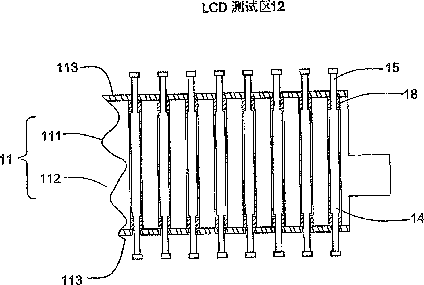 Probe column, wafer testing seat and wafer testing system