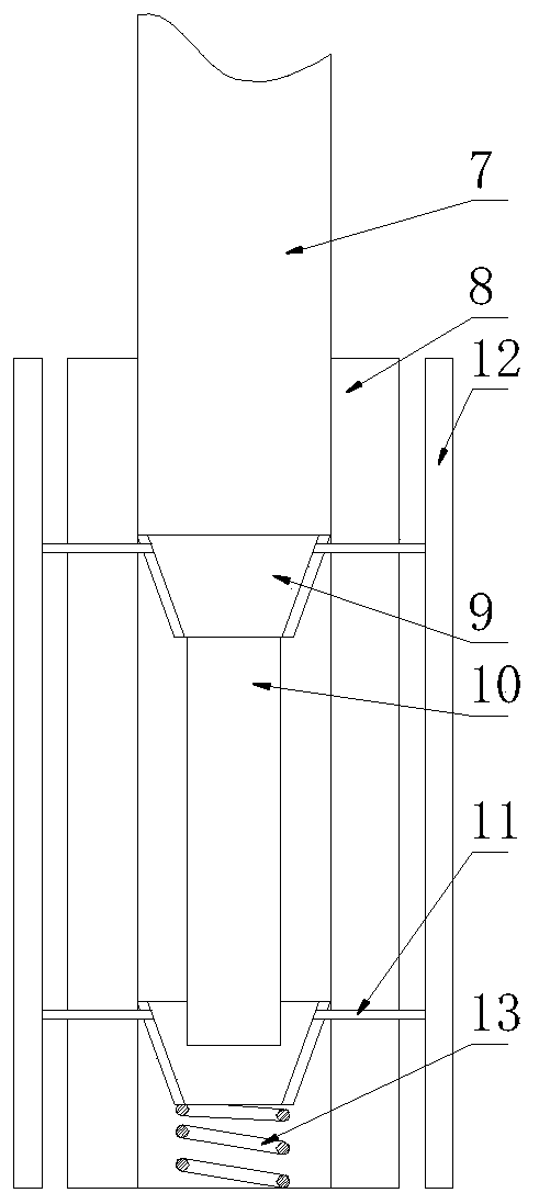 Lamination buffering device for permanent magnet rotor of neodymium-iron-boron permanent magnet synchronous motor