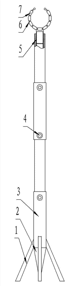 Water pipe redirection rod