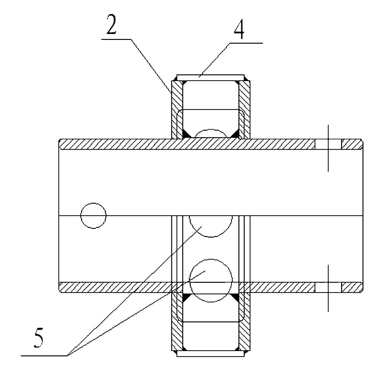 Composite lamination type light hub