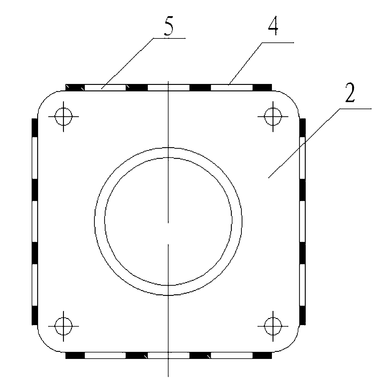 Composite lamination type light hub