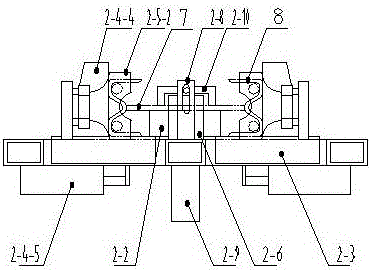 Special automatic assembly welding machine for middle slot