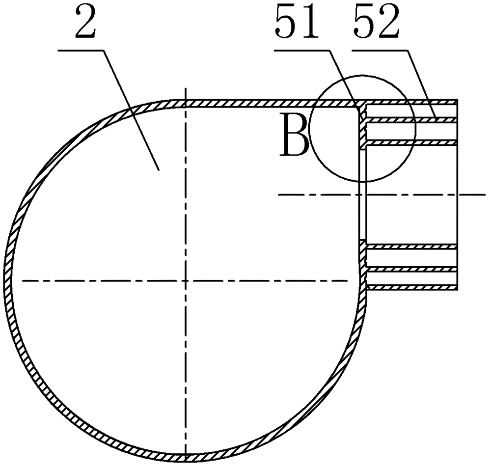 Multi-pipe confluence inspection well with butt joint pipe top