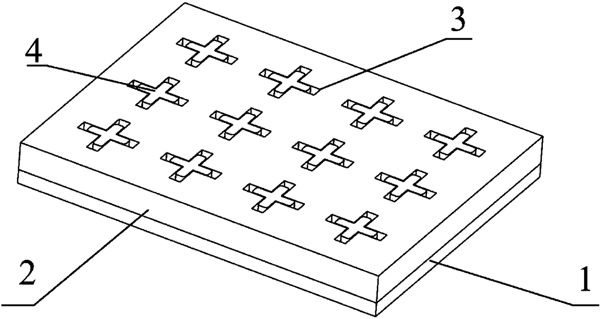 Metamaterial based on liquid metal microfluidics and preparation method thereof