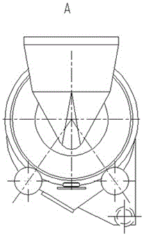 Drum screening machine and application thereof in oil sludge treatment