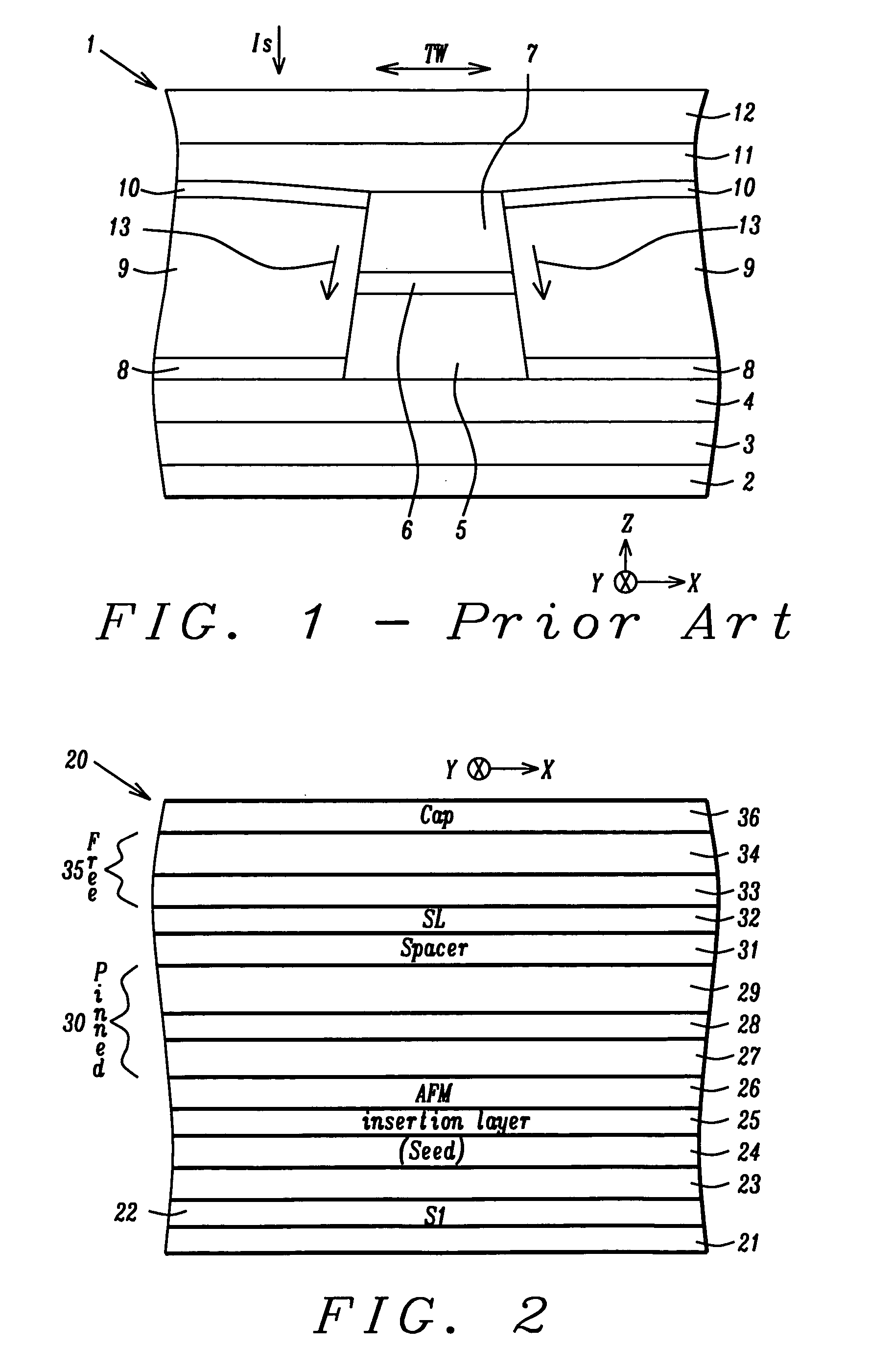 CoFe insertion for exchange bias and sensor improvement