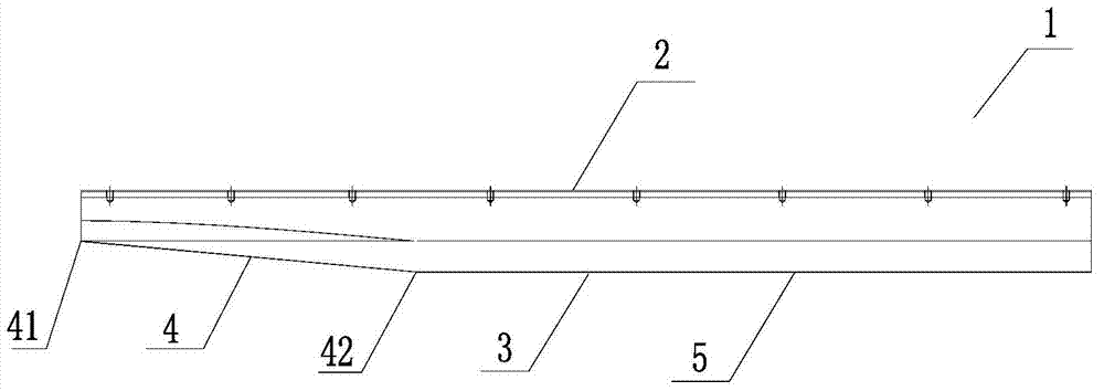 Upper moulding bed and chord cold pressing forming device