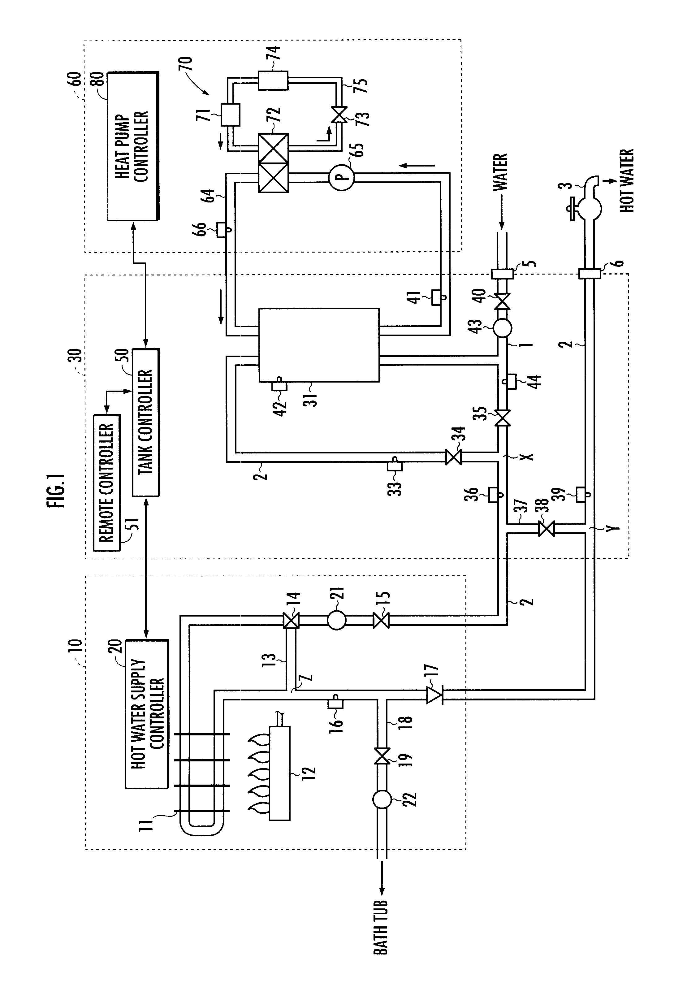 Hot-water supply system