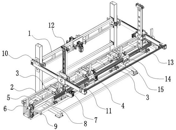 Automatic stacking machine for C-shaped steel and Z-shaped steel