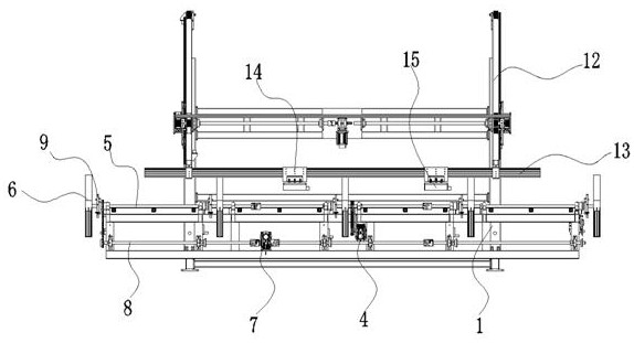 Automatic stacking machine for C-shaped steel and Z-shaped steel