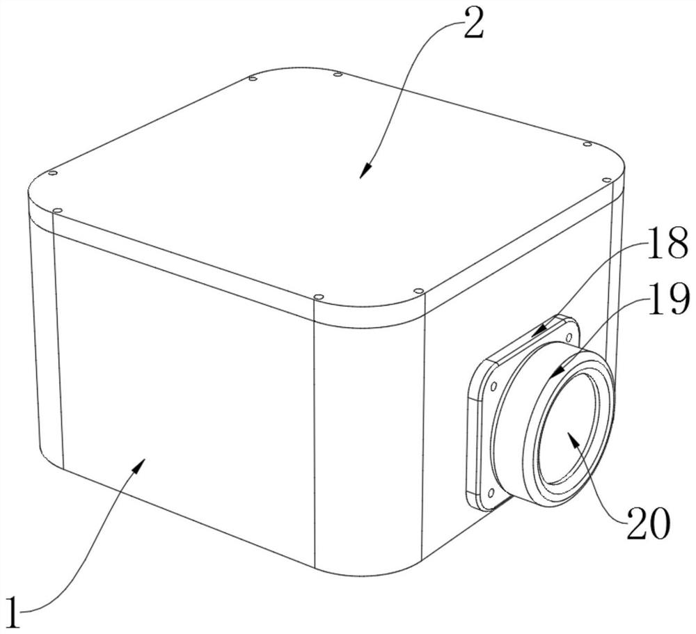 Detachable flame-retardant automobile storage battery shell and using method thereof