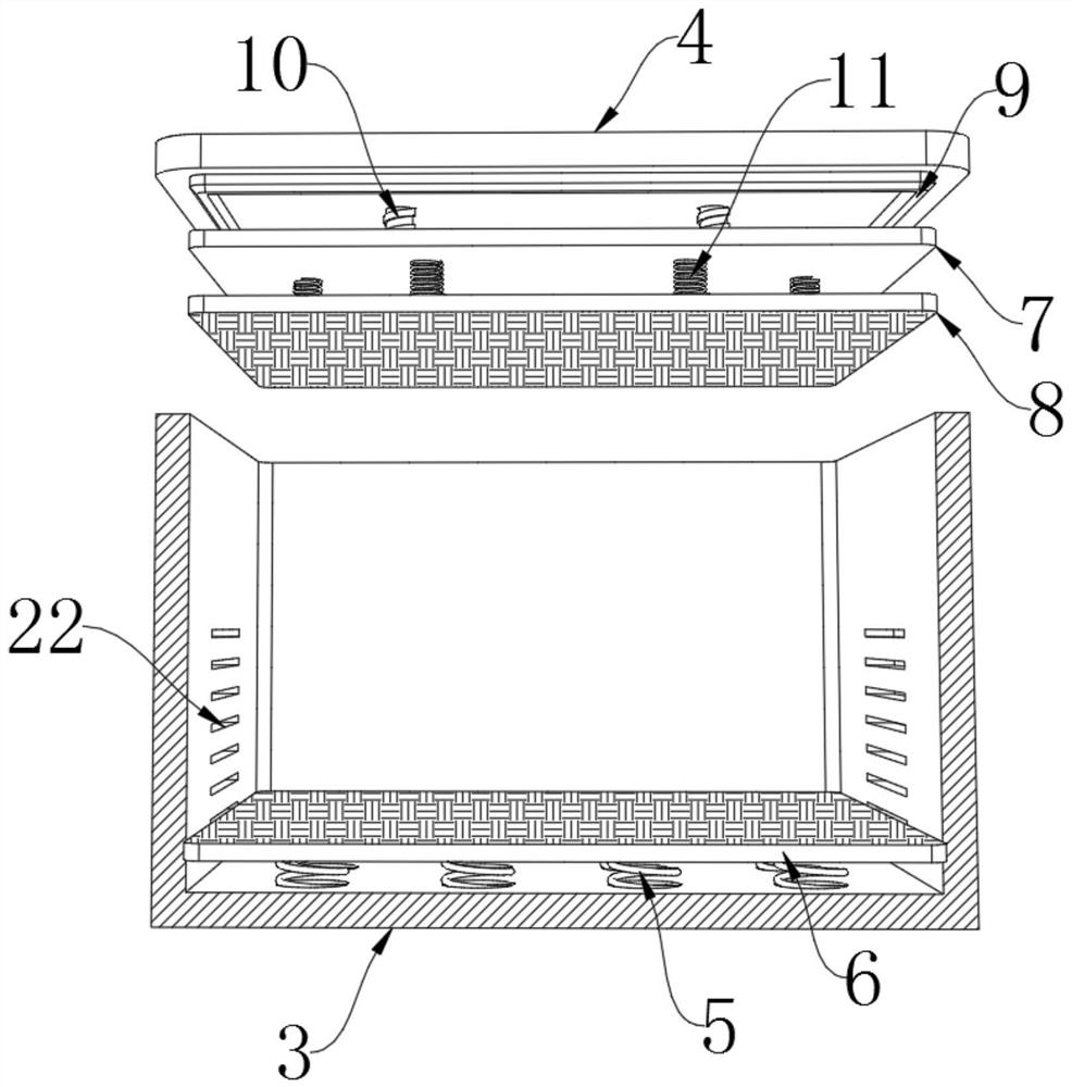 Detachable flame-retardant automobile storage battery shell and using method thereof