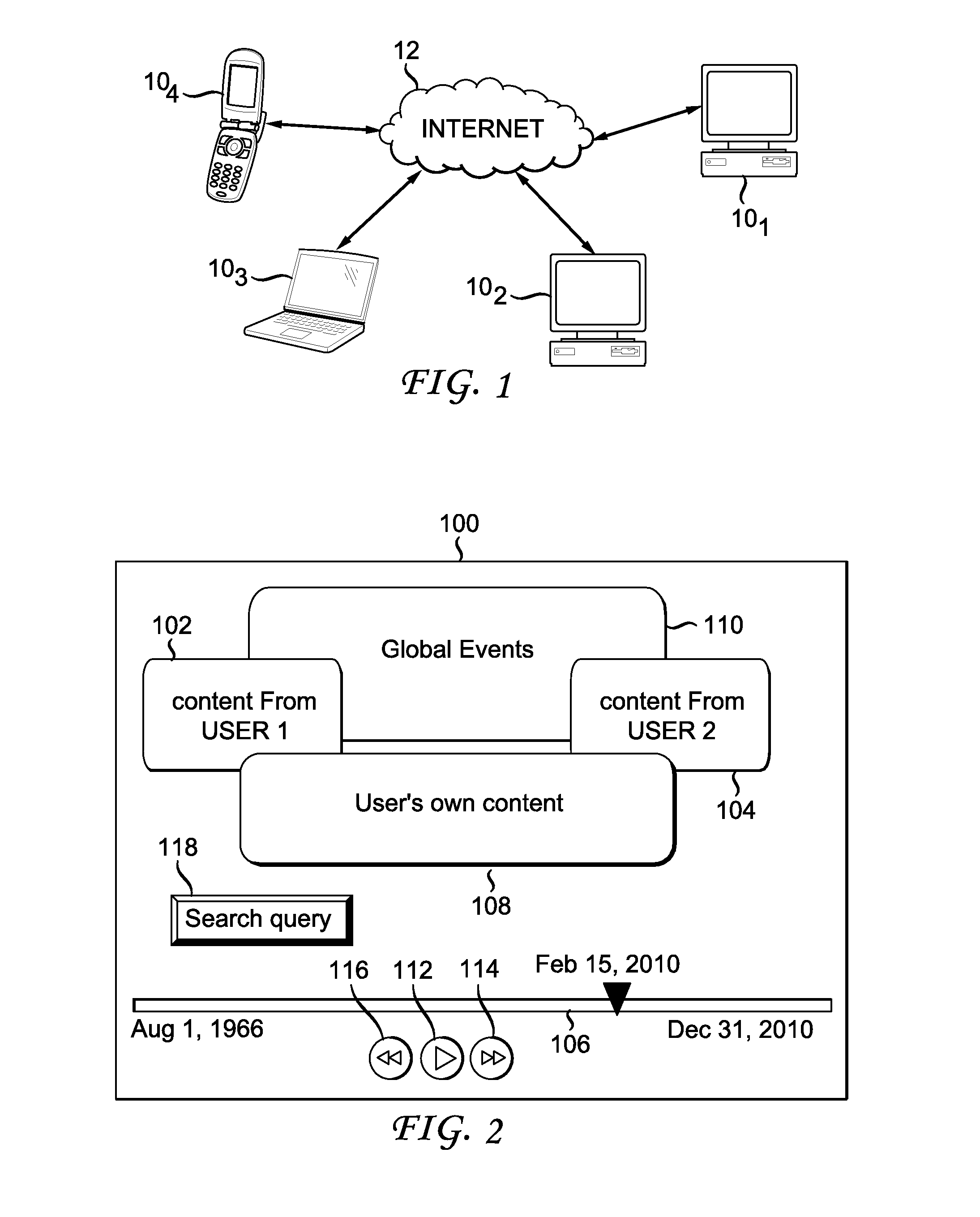 Technique for synchronized content sharing