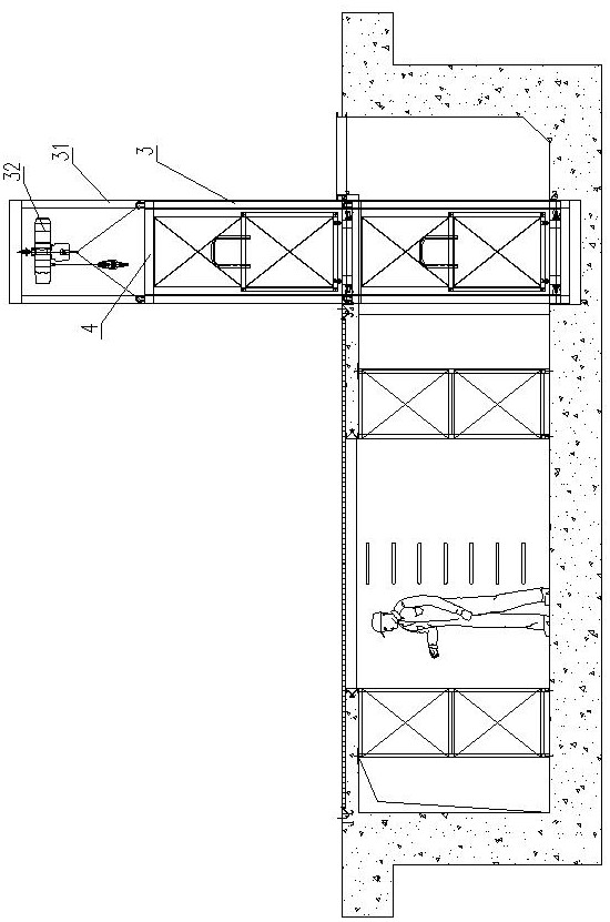 Water-based paint spray booth dry-type filtering device and maintenance and replacement method thereof