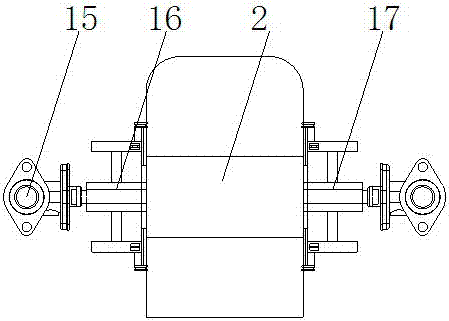 Ground cleaning device used for spinning production