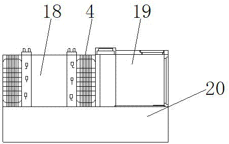 Ground cleaning device used for spinning production