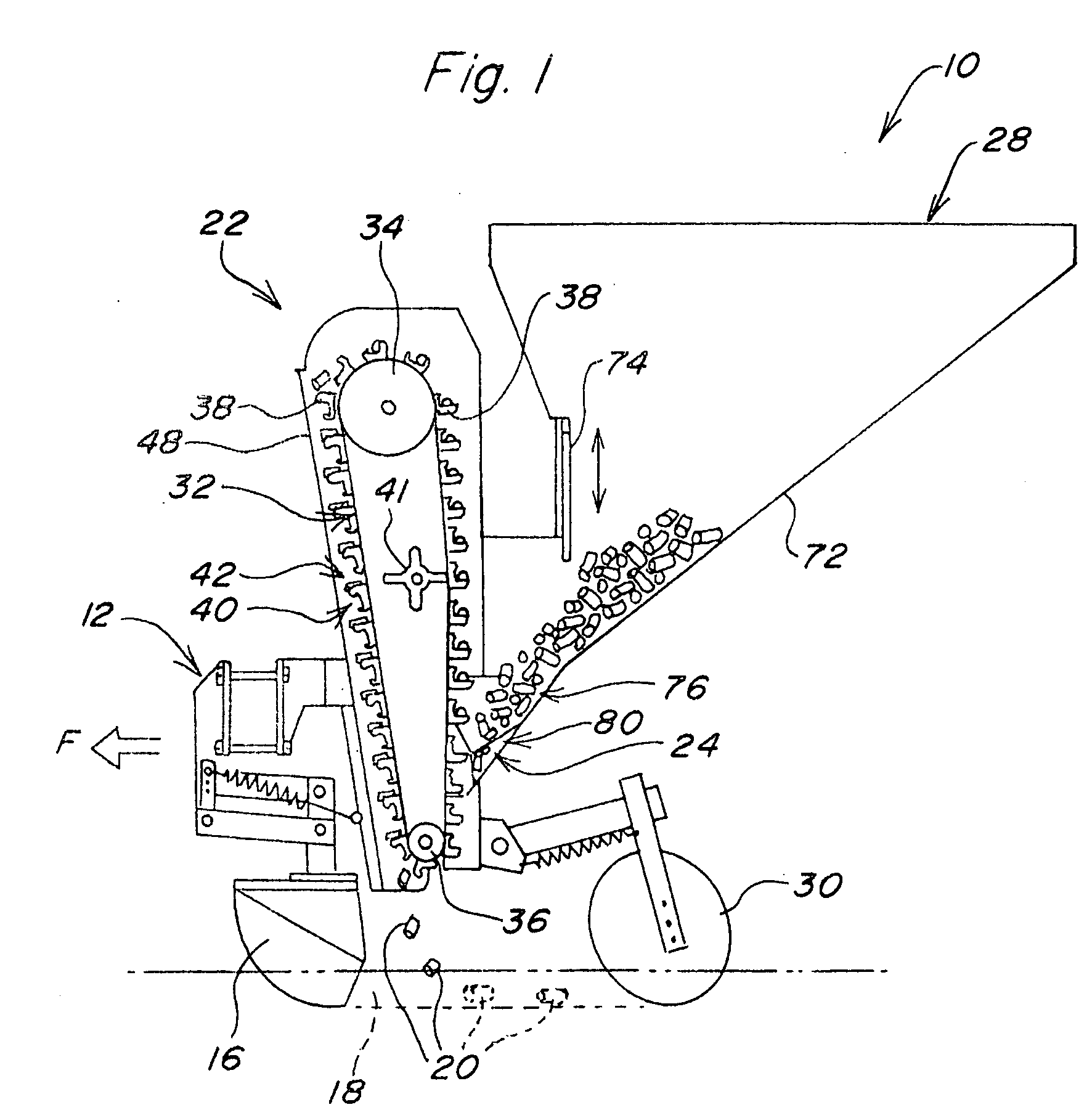 Planter with Cup Belt Meter