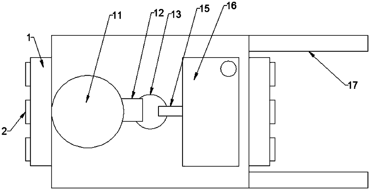 Self-mixing agent spreading vehicle for farmland soil treatment