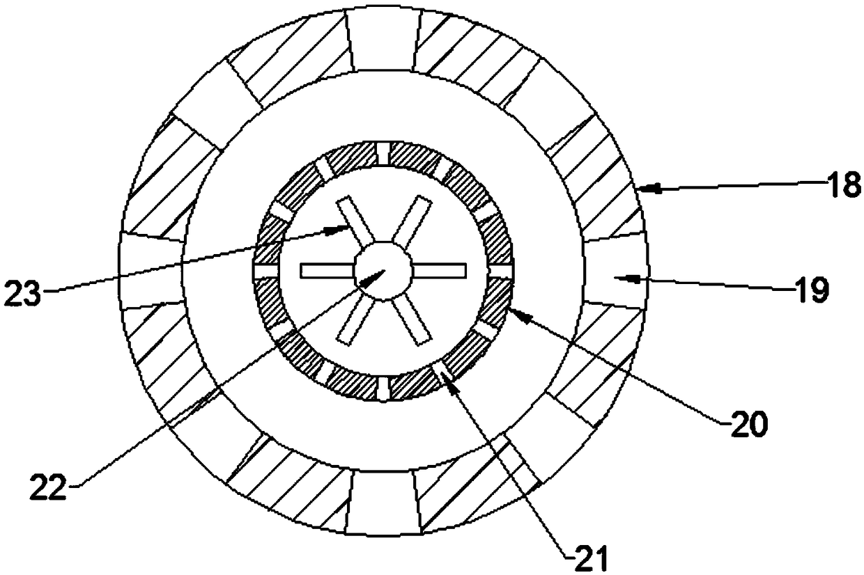 Self-mixing agent spreading vehicle for farmland soil treatment