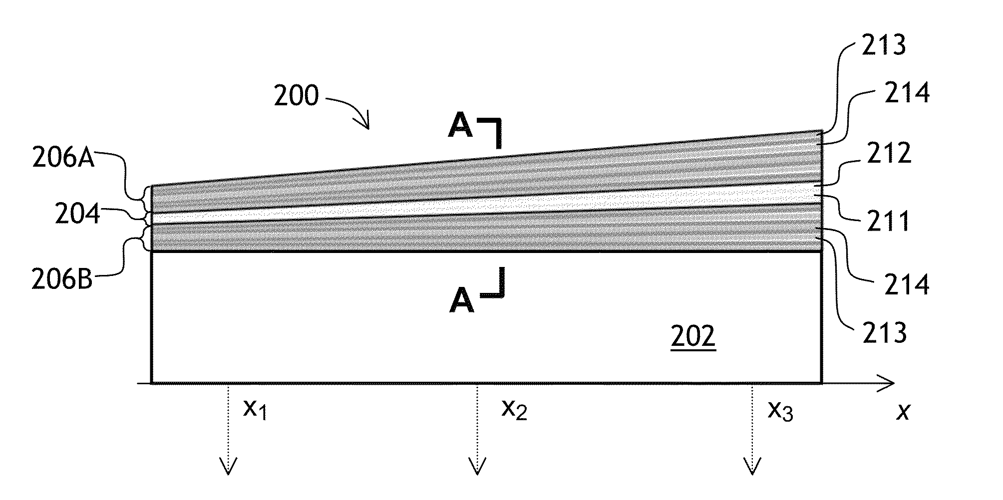 Variable optical filter and a wavelength-selective sensor based thereon