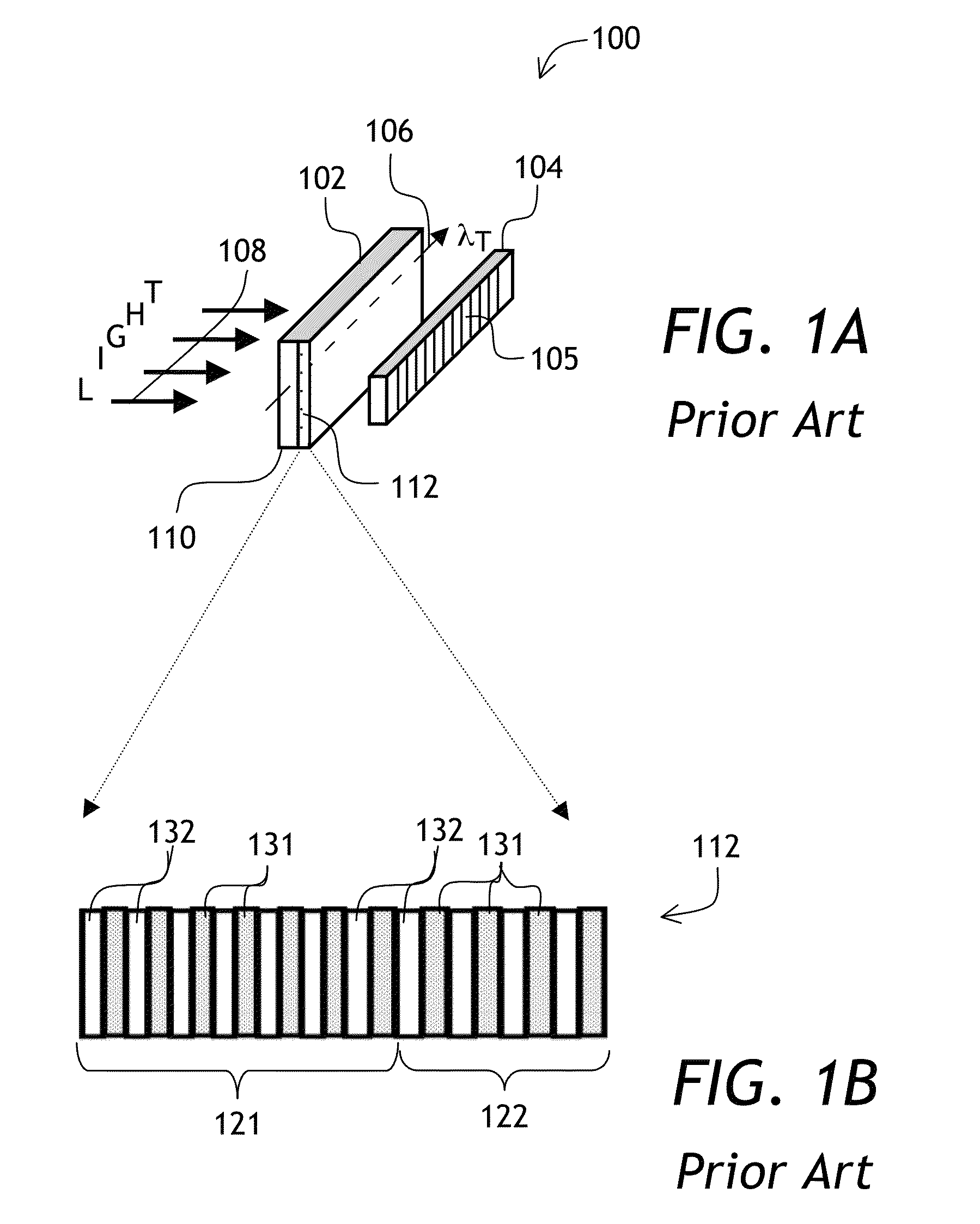 Variable optical filter and a wavelength-selective sensor based thereon