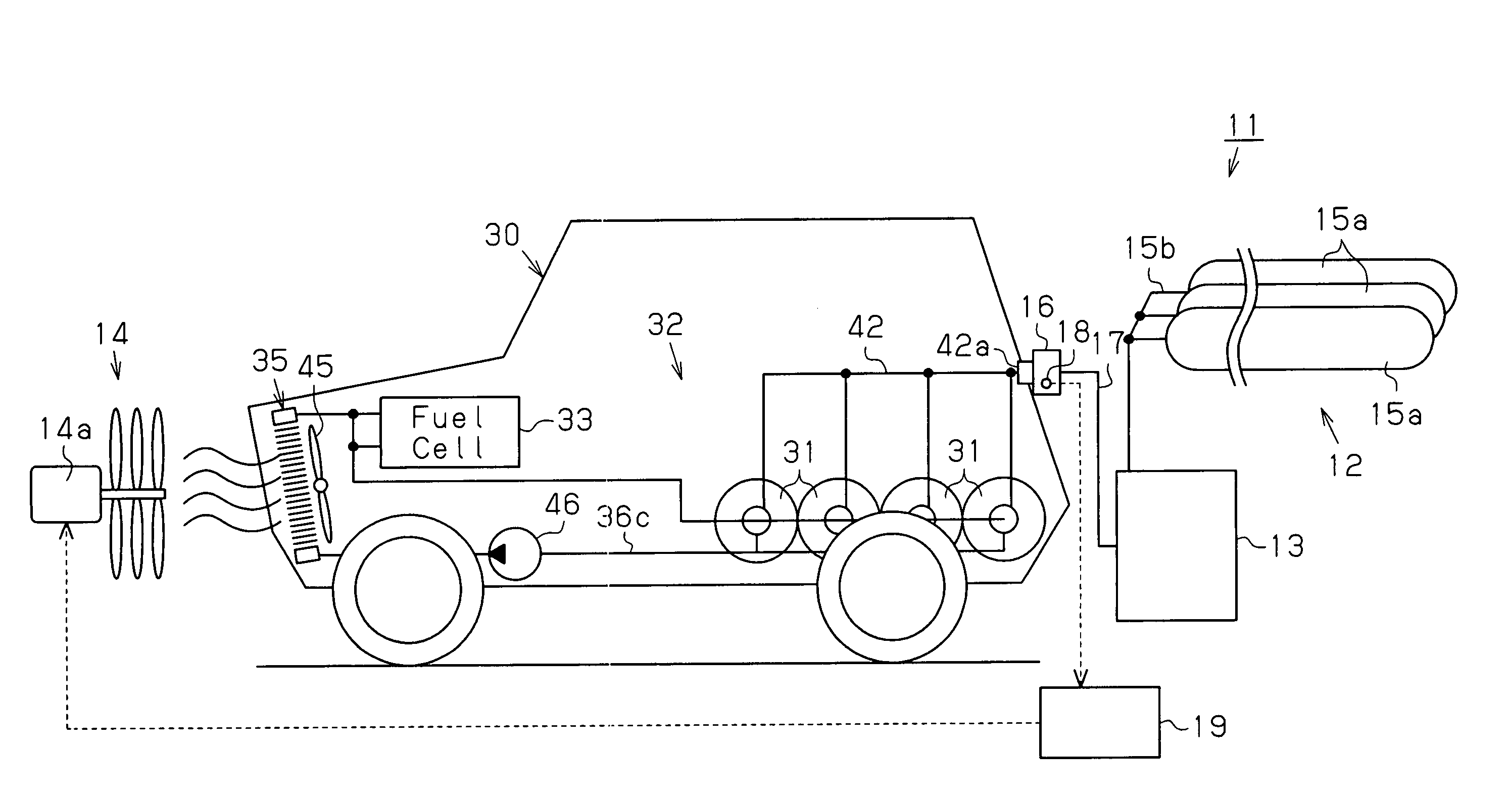 Hydrogen station, method of charging hydrogen, and vehicle