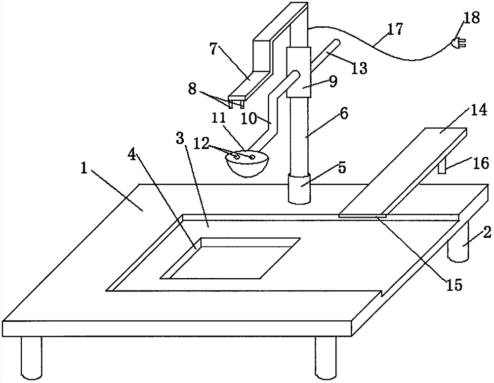 Acrylic board model machining device