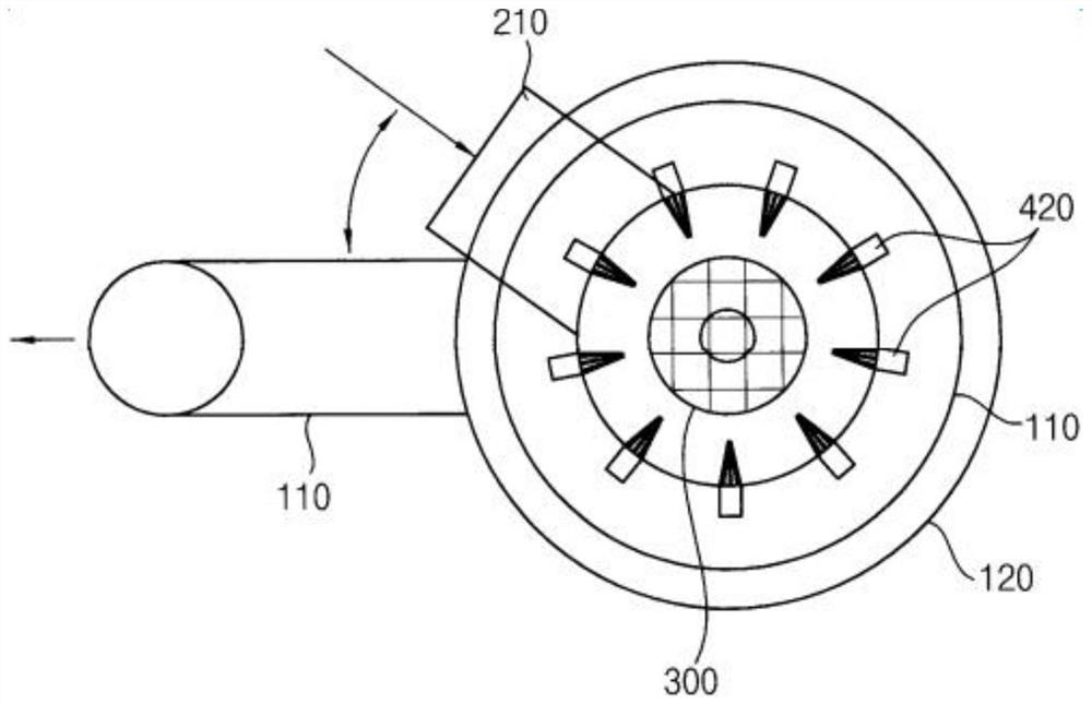 Dry reaction accelerator with elevated circulating fluid mixing flow