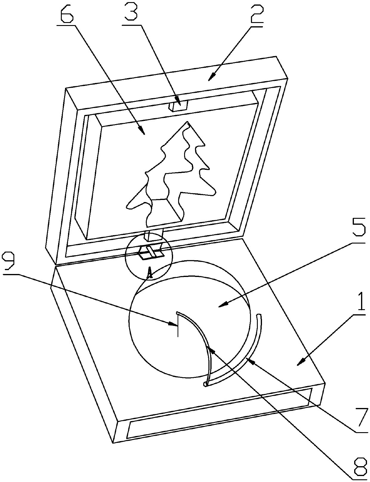 Projection candle holder