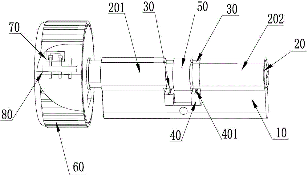 Electronic lock capable of detecting rotating direction of lock cylinder and working method for electronic lock