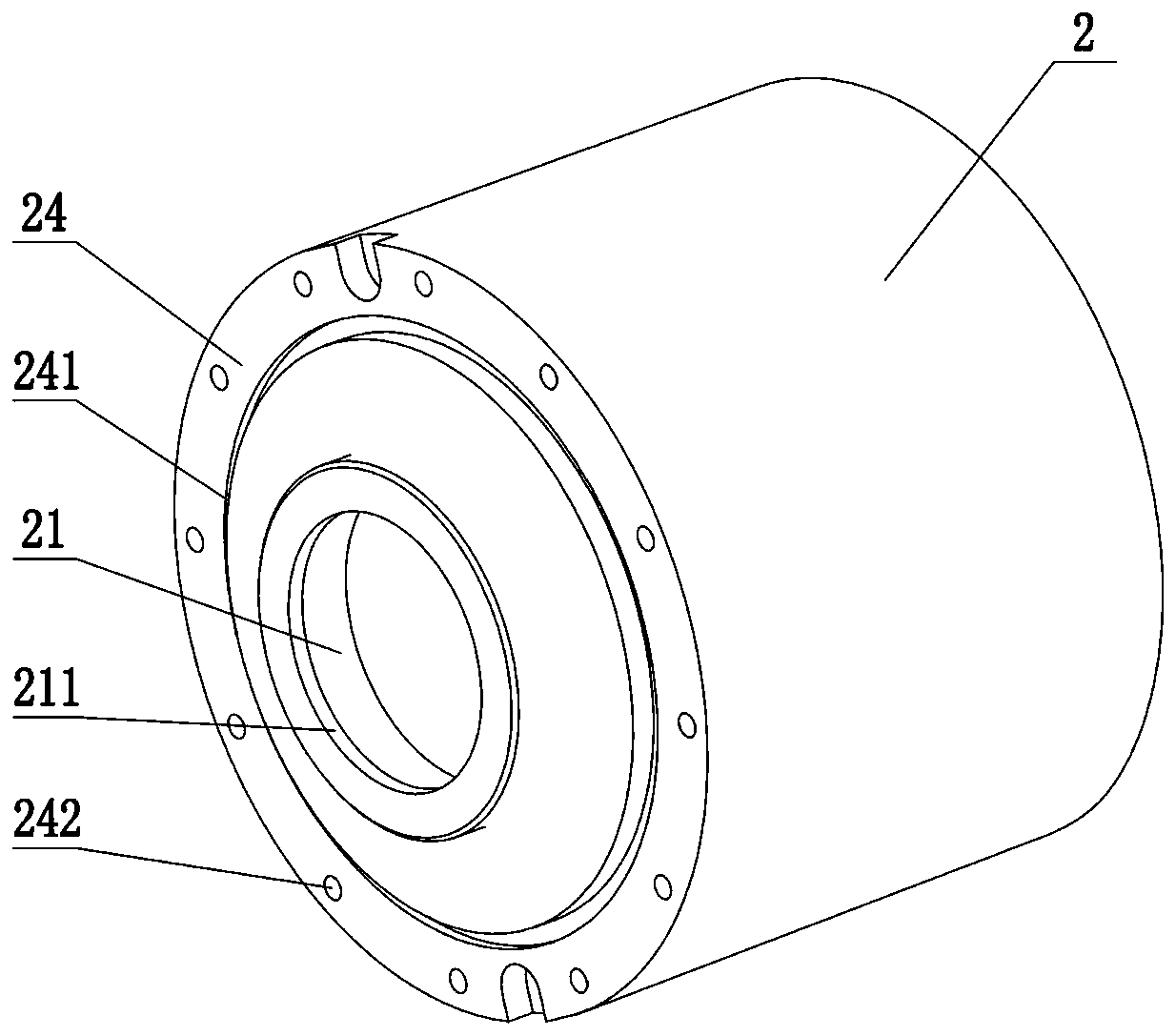 Multi-strategy rotating speed controllable servo motor