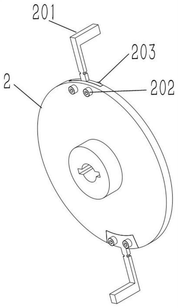 Simulation test device for rotor blade loss of aero-engine