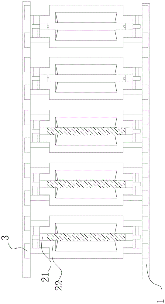 Vertical dies for ferroalloy pouring and cooling