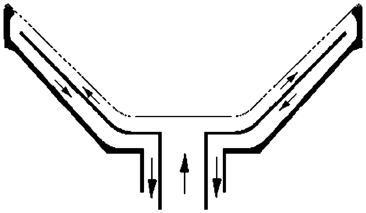 Water-circulating food cooler