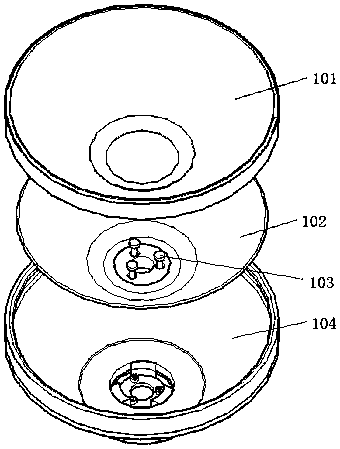 Water-circulating food cooler