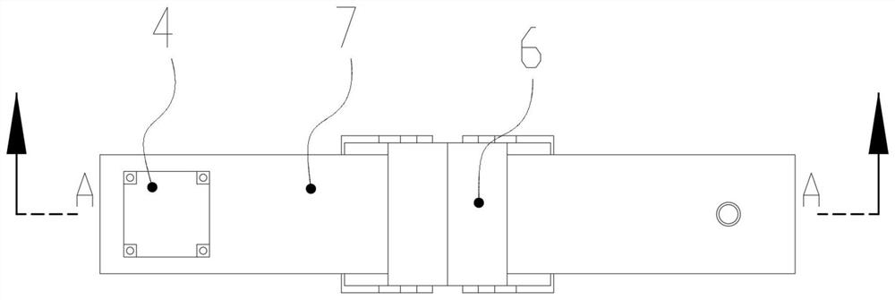 Spacing-adjustable T-shaped columnar workpiece clamping fixture for constructional engineering