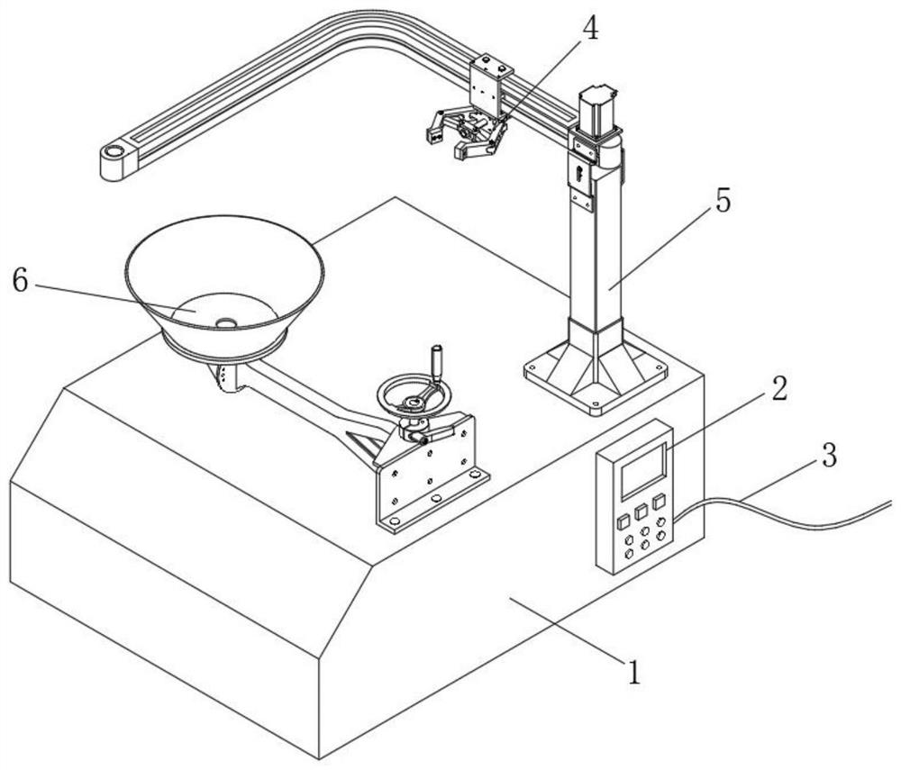 Safe clamping mechanism for chemical raw materials