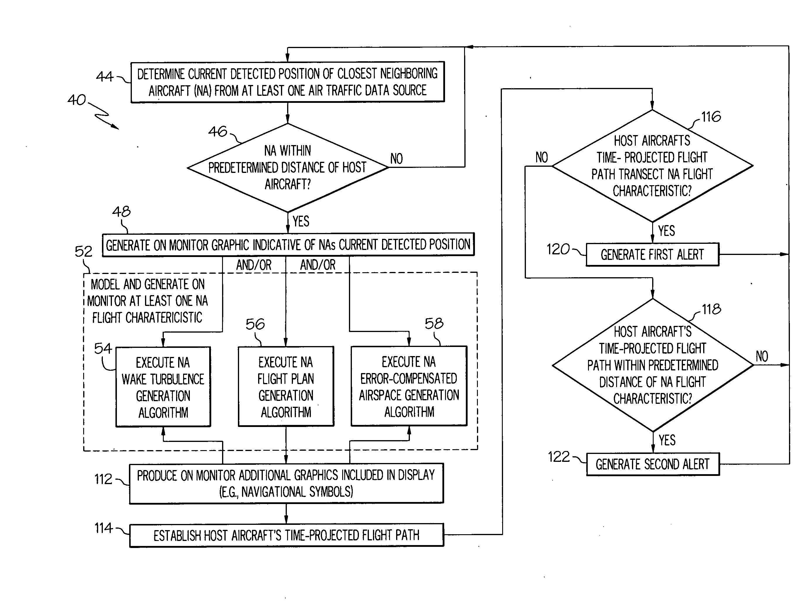 Avionics display system and method for generating flight information pertaining to neighboring aircraft