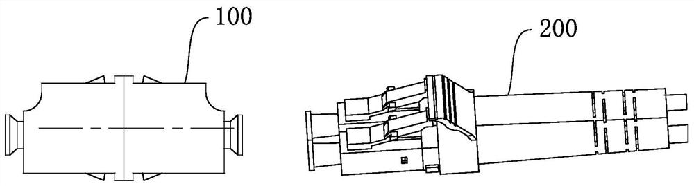 Connector assembly and plug and adapter thereof